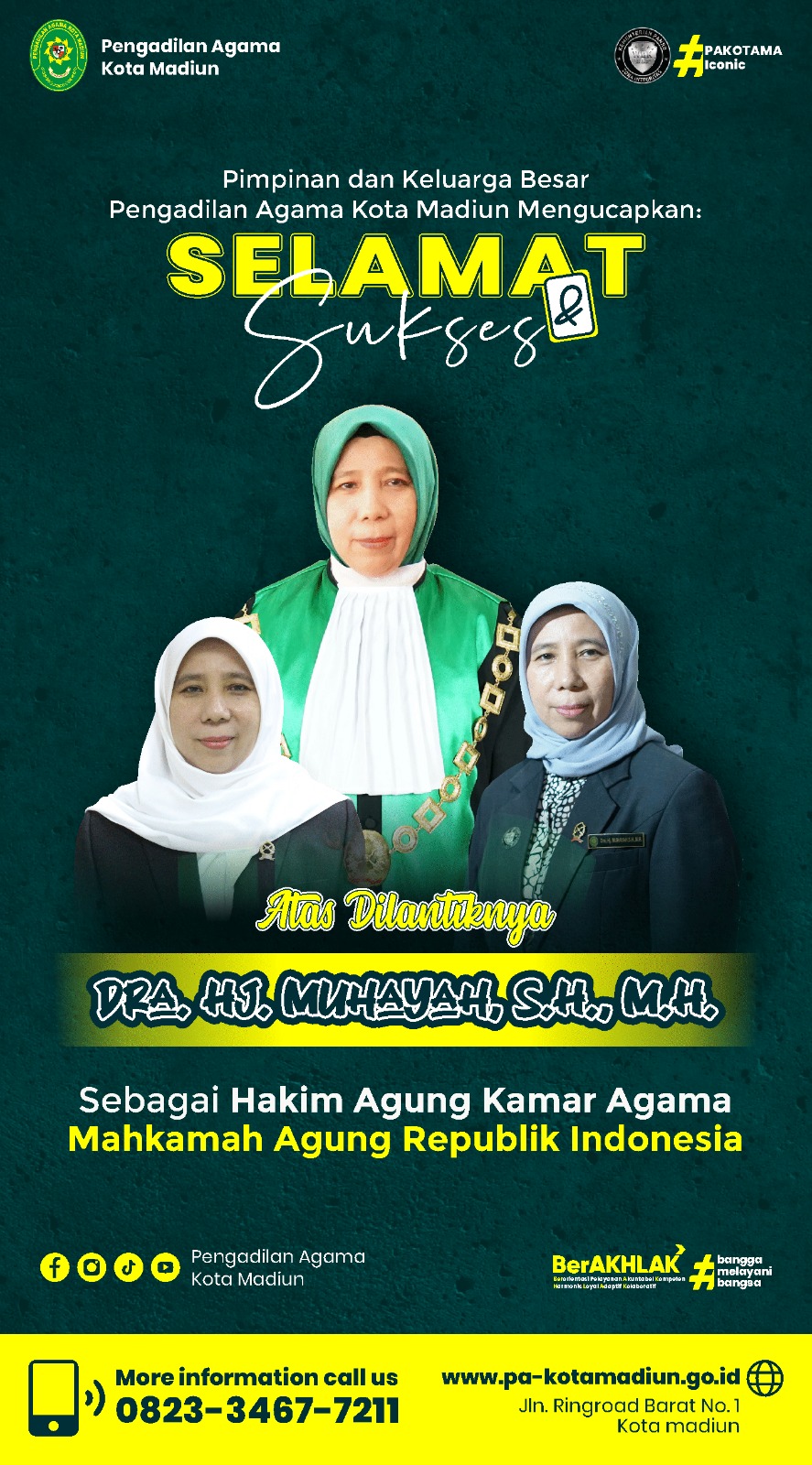 HAKIM AGUNG DRA MUHAYAH 2025
