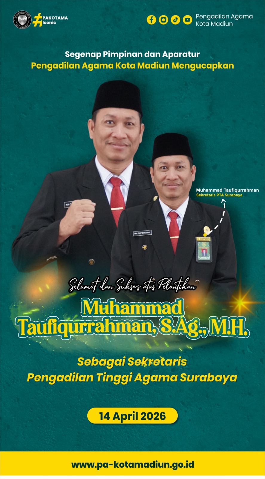 sekretaris PTA SURABAYA 2026