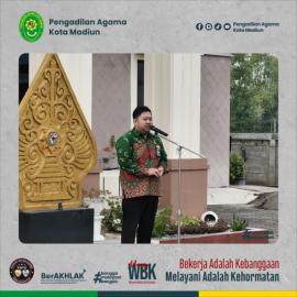 Melayani dengan Hati: Semangat Aparatur PA Kota Madiun Mengakhiri Pekan dalam Harmoni Apel Sore |06-02-2026|