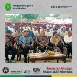 PA Kota Madiun Hadiri Pendistribusian Becak Listrik kepada Para Pembecak di Kota Madiun |09-02-2026|