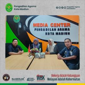 PA Kota Madiun Mengikuti Secara Virtual Kunjungan Kehormatan Jabatan Kehakiman Syariah Sarawak ke Ditjen Badilag |10-02-2026|