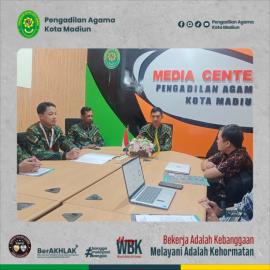 Monev PA Kota Madiun Bersama PT. Pos  Indonesia Cabang Madiun, Menjamin Hak Pencari Keadilan Melalui Ketepatan Waktu  Pengiriman Surat Tercatat  |26-02-2026|