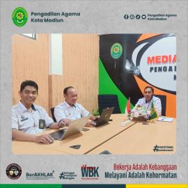 PA Kota Madiun Ikuti Rakor Langkah Strategis Pelaksanaan Anggaran Mahkamah Agung TA. 2026 |02-03-2026|