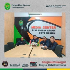 PA Kota Madiun Hadiri Langkah-langkah  strategis menuju WBK/WBBM di Lingkungan PTA Surabaya Secara Daring |03-03-2026|