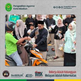 Tunjukan Komitmen Bersama Perkuat Integritas, Pertahankan Predikat WBK PA Kota Madiun Gelar Public Campaign dan Aksi Sinergitas di Bulan Suci Ramadhan 1447 H “Ramadhan untuk Keadilan Meningkatkan Integritas dan Keimanan” |05-03-2025|