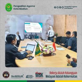 Komitmen Peningkatan Layanan Prima, 5 CPNS PA Kota Madiun Sosialisasikan Inovasi Hasil  Aktualisasi (Si-Tama, e-Brosur/Video Edukasi, QR Code PNBP, LAPIS, dan SIPINAR) |11-03-2026|