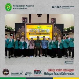 Pelepasan Mahasiswa Praktikum Peradilan UIN  Kiai Ageng Muhammad Besari Ponorogo di PA Kota Madiun |13-03-2026|