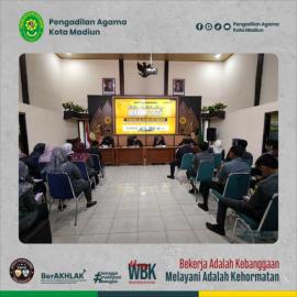 Tingkatkan Kualitas Layanan Publik, PA Kota Madiun Perkuat Sinergi Aparatur Lewat Monev Kinerja |07-04-2026|