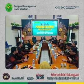 Pengadilan Agama Korwil Madiun Gelar Rakor di PA Kota Madiun: Perkuat Sinergi, Optimalkan Kinerja Peradilan |16-04-2026|