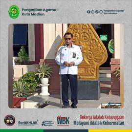 Apel Senin Pagi PA Kota Madiun, Wakil Ketua: “Disiplin Tanpa Henti, Integritas Tanpa Toleransi" |27-04-2026|