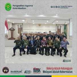 PA Kota Madiun Hadiri Pembinaan dan Diskusi Hukum  Pengadilan Agama Korwil Madiun Bersama Ketua PTA Surabaya |05-06-2026|