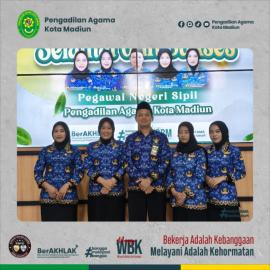 Pelantikan dan Pengambilan Sumpah 5 PNS PA Kota Madiun |08-06-2026|