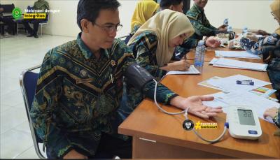 Posbindu PA Kota Madiun Bersama Puskesmas Ngegong, Jaga Kesehatan Aparatur Untuk Pelayanan Publik Berintegritas |02-07-2026|