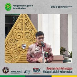 Apel Jum'at Sore, Ketua PA Kota Madiun Tekankan Peningkatan Kinerja dan Soft Skills di Era Digital |07-11-2025|